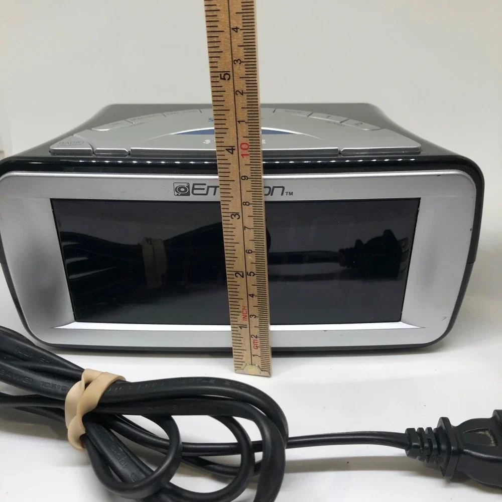 Emerson Research SmartSet CKS9051 Dual Alarm Clock AMFM Radio Tested WORKS
